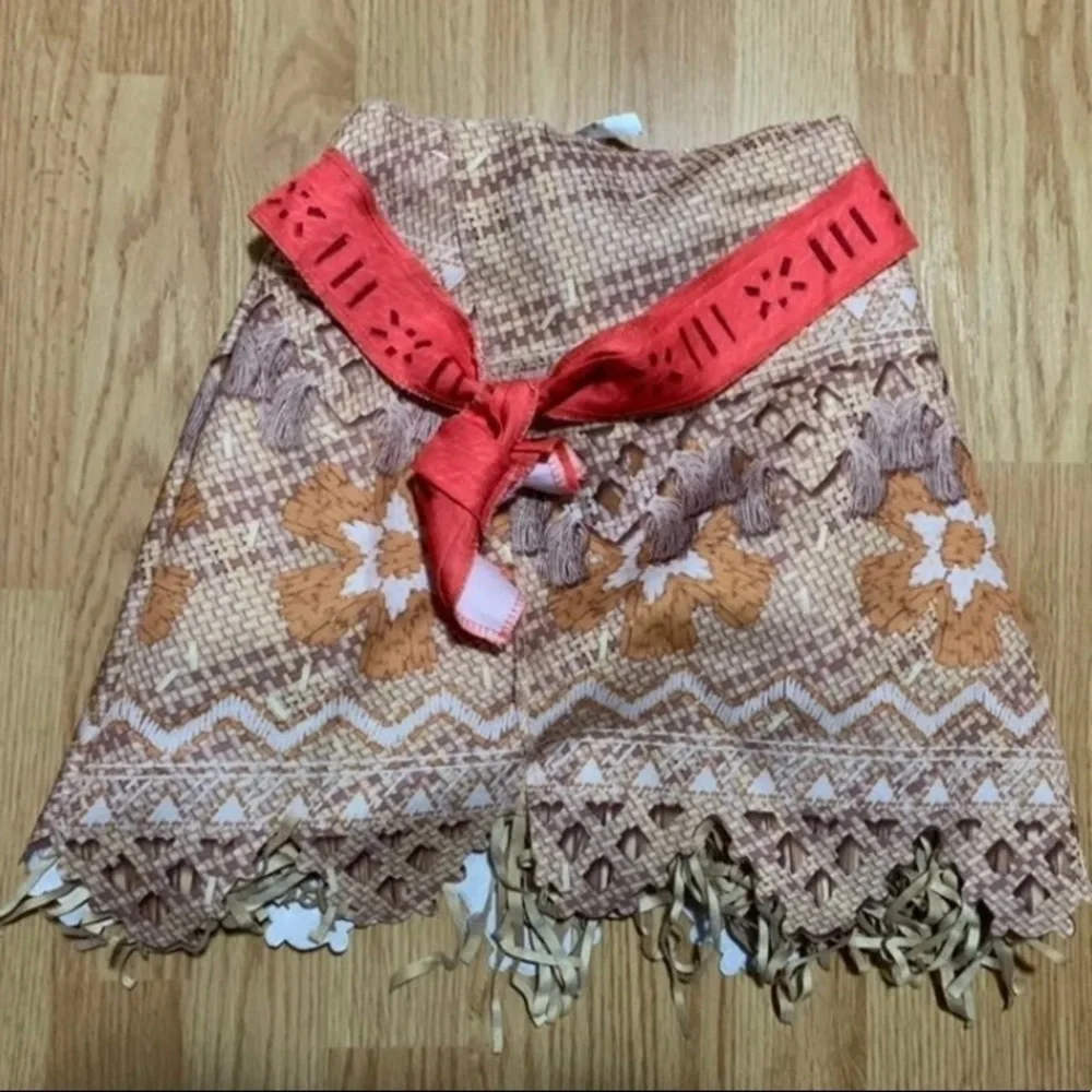 Disney moana skirt costume dressup girls size 4-6x - Picture 1 of 3